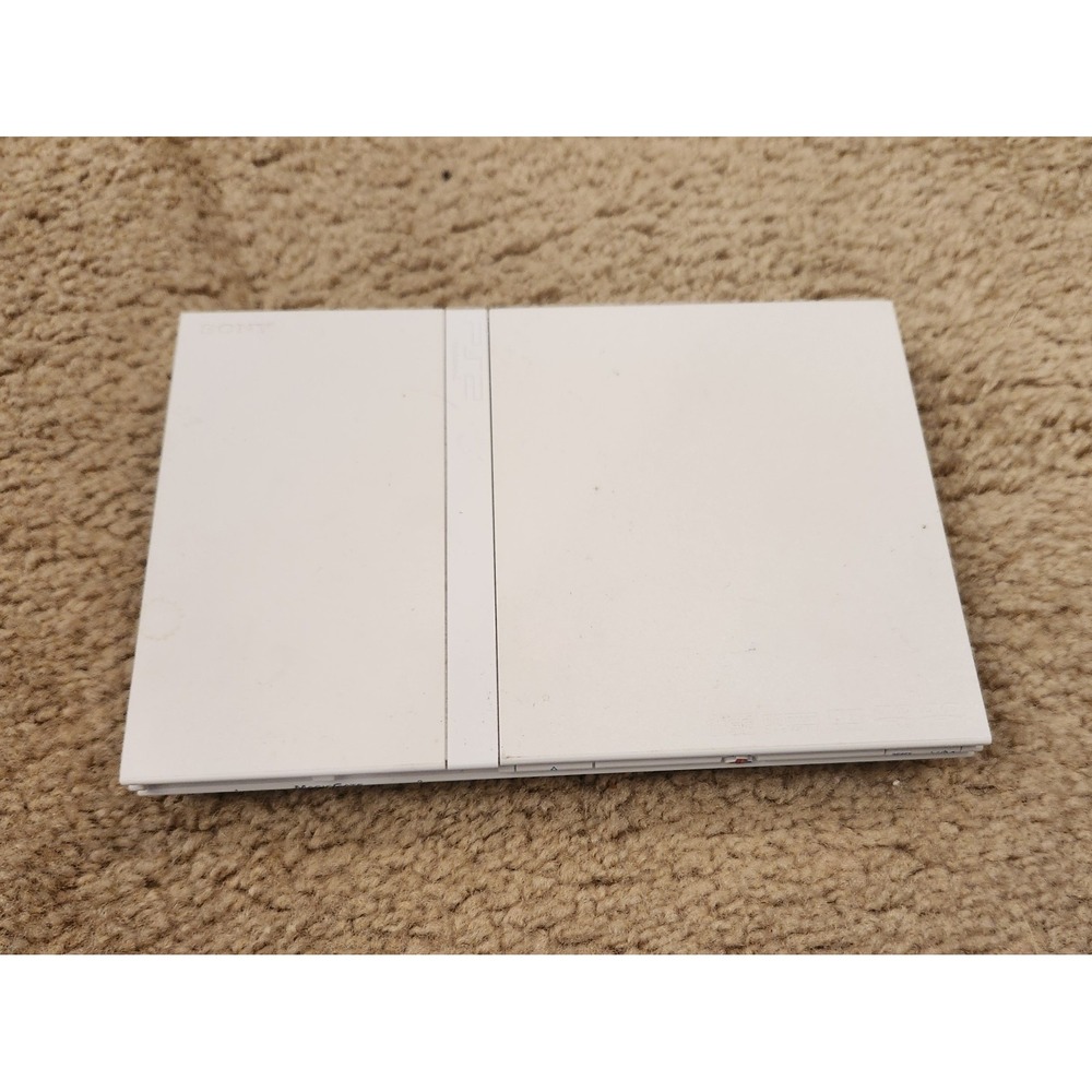 Ps2 Slim Console White BROKEN PARTS ONLY